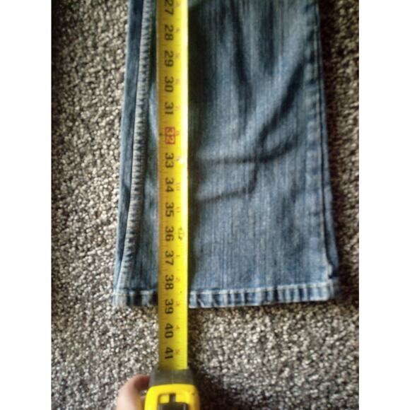 Jeans Size 3 Juniors Flower's In The Back Pockets Pre Owned - Picture 4 of 12